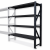Dostawka 192x60x200cm moduł do regału 200x60x200cm 2000g 4 półki czarny