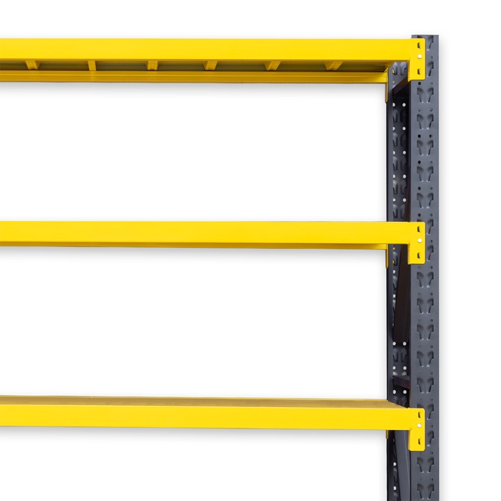 Dostawka 192x50x200cm moduł do regału 200x50x200cm 800kg 4 półki żółty.png
