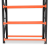 Regał stalowy do składowania opon 180x60x300 2000kg 5 półek czarno-pomarańczowy.png