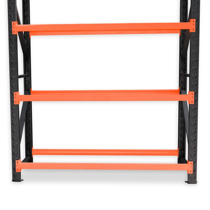 Regał stalowy do składowania opon 180x60x300 2000kg 5 półek czarno-pomarańczowy.png