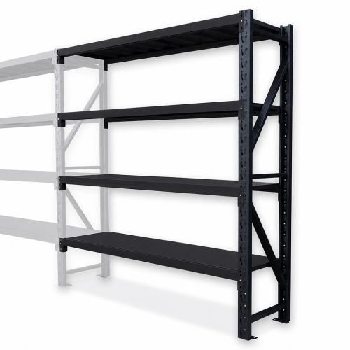 Dostawka 192x50x200cm moduł do regału 200x50x200cm 800kg 4 półki czarny.png