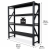 Regał Magazynowy 200x50x200cm 1200kg 4 Półki Czarny.png