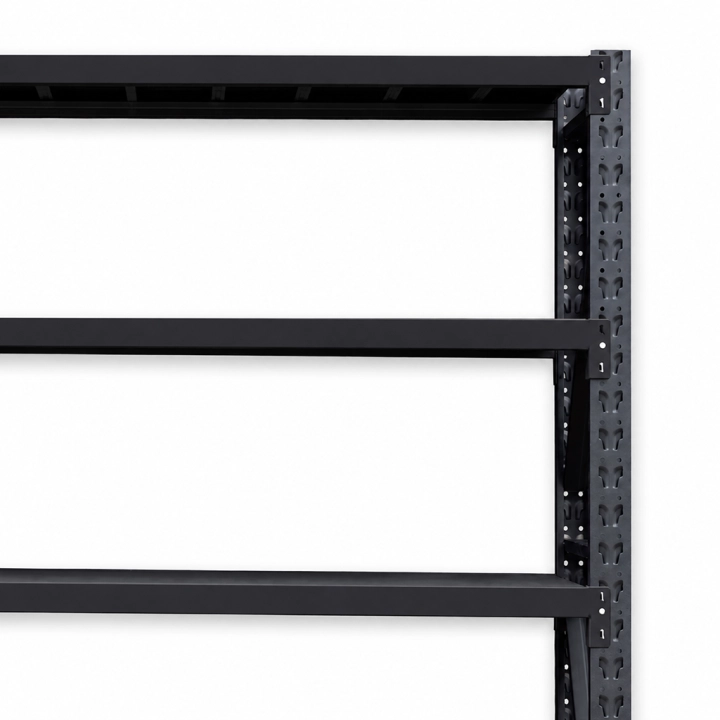 Regał Magazynowy 200x50x200cm 800kg 4 Półki Czarny.png