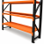 Regał Magazynowy 200x50x250cm 1500kg 5 Półek Czarno-pomarańczowy.png