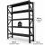Regał Magazynowy 200x50x250cm 1500kg 5 Półek Czarny.png